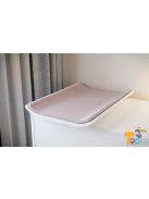 Todi Elegant 3 fiókos komód + 70x140-es átalakítható babaágy + íves pelenkázó toldalék