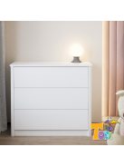Todi Elegant 3 fiókos komód + 70x140-es átalakítható babaágy + standard pelenkázó toldalék