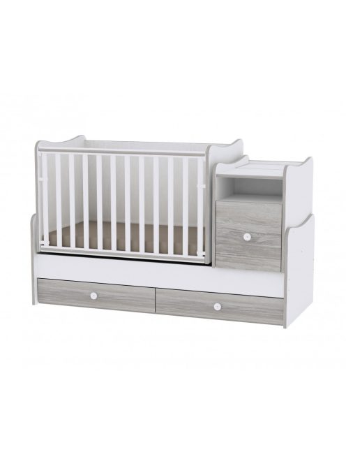 Lorelli Trend PLUS kombi ágy 70x165 + Exclusive szekrény - White & Artwood