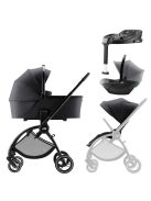Britax Römer Rio Style 2az1-ben babakocsi +Baby Safe Core hordozó + bázistalp - Carbon Black