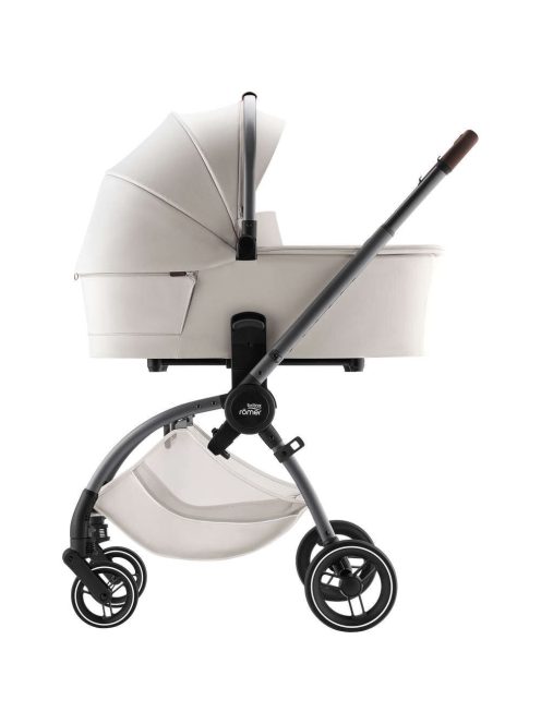 Britax Römer Rio Lux 2az1-ben babakocsi +Baby Safe Core hordozó + bázistalp - Soft Taupe