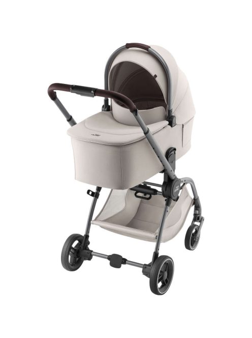 Britax Römer Rio Lux 2az1-ben babakocsi +Baby Safe Core hordozó + bázistalp - Soft Taupe