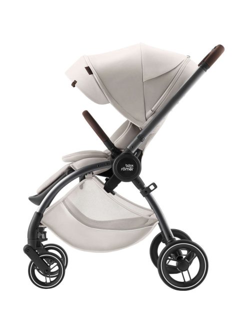 Britax Römer Rio Lux 2az1-ben babakocsi +Baby Safe Core hordozó + bázistalp - Soft Taupe