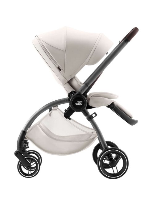 Britax Römer Rio Lux 2az1-ben babakocsi +Baby Safe Core hordozó + bázistalp - Soft Taupe
