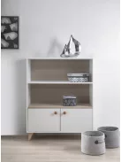 Faktum Colette Fehér Kombi babaágy - fehér+2 osztású szekrény+ széles nyitott tároló (10 doboz)