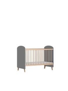   Faktum Colette Szürke 120x60-as babaágy - szürke+komód+toldalék (4 doboz)