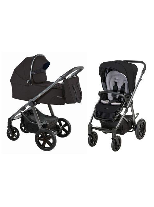 Espiro Husky XL 3az1ben multifunkciós babakocsi + Winter pack - 210 Black