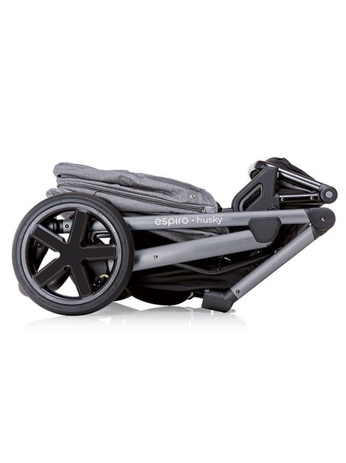 Espiro Husky XL 3az1ben multifunkciós babakocsi + Winter pack - 210 Black