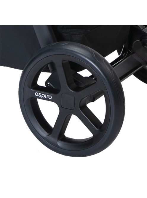 Espiro Next UP Black Gel 3az1ben multifunkciós babakocsi - 310 Metal Black