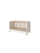 Faktum FLIP White & Oak 120-as babaágy +komód+2 osztású szekrény (6 doboz)