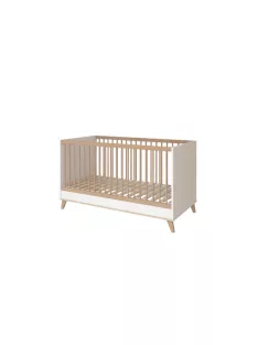   Faktum FLIP White & Oak 120-as babaágy +komód+2 osztású szekrény (6 doboz)