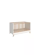 Faktum FLIP White & Oak 120-as babaágy +komód+2 osztású szekrény (6 doboz)