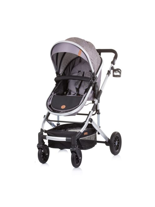 Chipolino Estelle babakocsi mózessé alakítható sport résszel + autóshordozó 0-13kg - Glacier