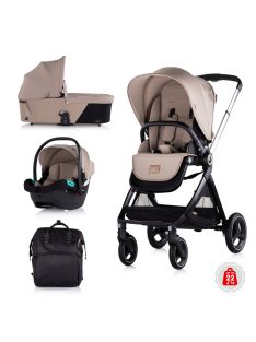 Chipolino Elite 3in1 multifunkciós babakocsi - Tiramisu