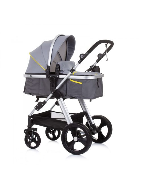 Chipolino Havana babakocsi mózessé alakítható sport résszel + autóshordozó 0-13kg - Graphite