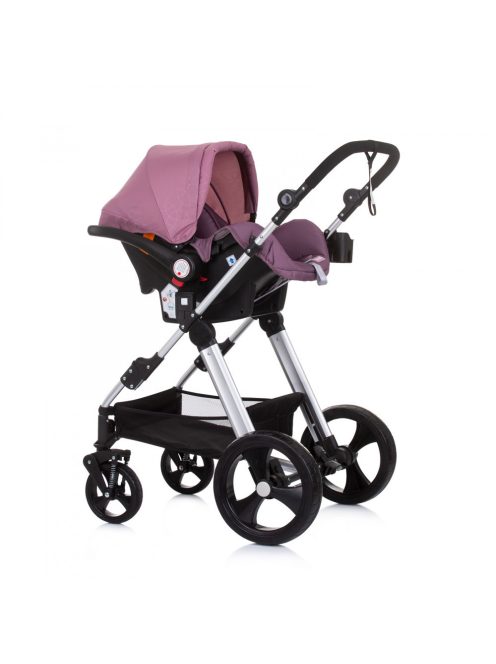 Chipolino Havana babakocsi mózessé alakítható sport résszel + autóshordozó 0-13kg - Rose water