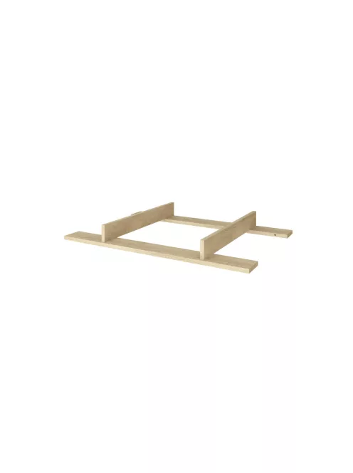 Faktum Loop White&Oak Átalakítható 140-es babaágy  - fehér+komód+toldalék+2 osztású szekrény  (8 doboz)