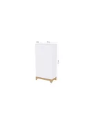 Faktum LUMINA White 120-as babaágy - fehér+komód+toldalék+2 osztású szekrény (7 doboz)