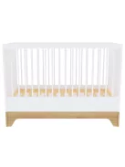 Faktum LUMINA White 120-as babaágy - fehér+komód+toldalék+2 osztású szekrény (7 doboz)