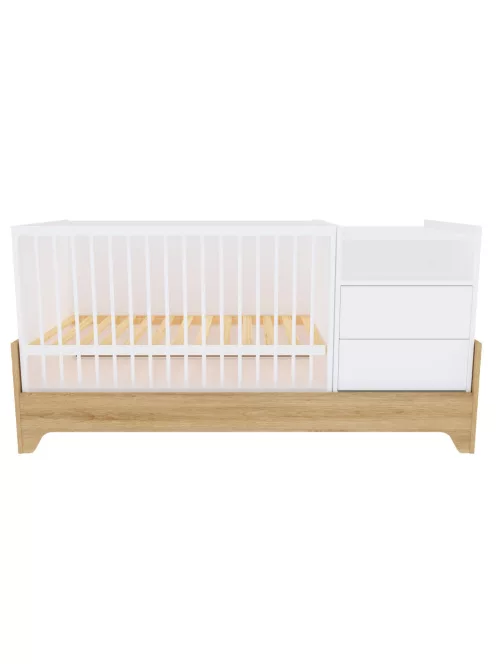 Faktum LUMINA White Kombi babaágy  - fehér+3 osztású szekrény (9 doboz)