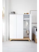 Faktum LUMINA White Kombi babaágy  - fehér+3 osztású szekrény (9 doboz)