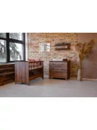 Faktum Nest Walnut 120-as babaágy - mogyoró+komód+toldalék (4 doboz)