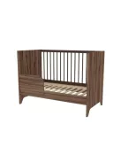Faktum Nest Walnut 120-as babaágy - mogyoró+komód+toldalék (4 doboz)
