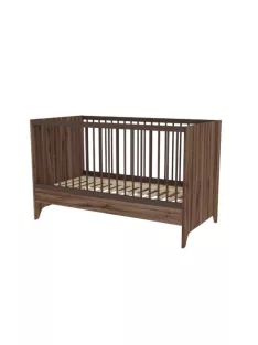   Faktum Nest Walnut Átalakítható 140-es babaágy - mogyoró +komód+toldalék+2 osztású szekrény (8 doboz)
