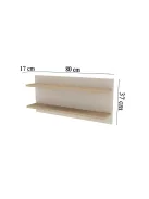 Faktum Sienna Cashmere átalakítható 140-es babaágy - kasmír+komód(toldalékkal)+falipolc+ 3 osztású szekrény  (10 doboz)