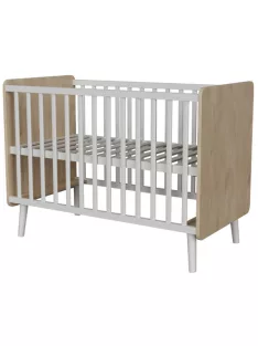 Faktum Peak Natural Oak and White 120-as babaágy - oak
