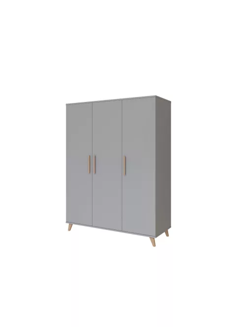 Faktum FLIP Grey 3 osztású szekrény (5 doboz) - Szürke