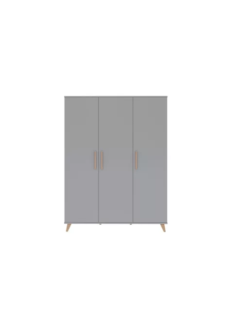 Faktum FLIP Grey 3 osztású szekrény (5 doboz) - Szürke