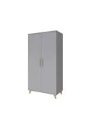 Faktum FLIP Grey 2 osztású szekrény (3 doboz) - szürke