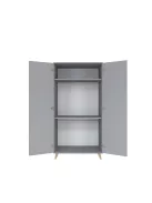 Faktum FLIP Grey 2 osztású szekrény (3 doboz) - szürke