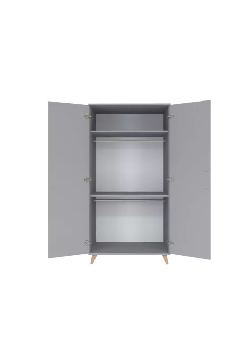 Faktum FLIP Grey 2 osztású szekrény (3 doboz) - szürke