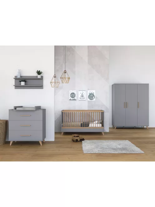 Faktum FLIP Grey komód (2 doboz) - szürke