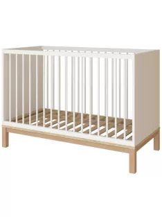 Faktum Loop White&Oak 120-as babaágy - fehér