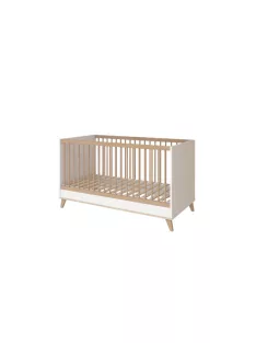 Faktum FLIP White & Oak 120-as babaágy - fehér