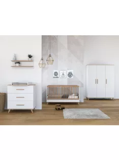 Faktum FLIP White & Oak Falipolc - fehér