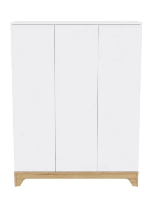 Faktum LUMINA White 3 osztású szekrény (5 doboz) - fehér
