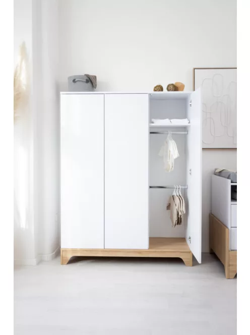 Faktum LUMINA White 3 osztású szekrény (5 doboz) - fehér