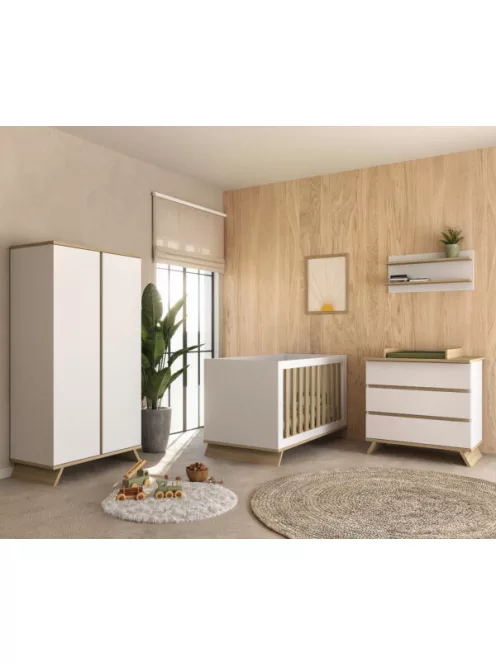 Faktum Sienna White Komód + toldalék (2 doboz) - fehér