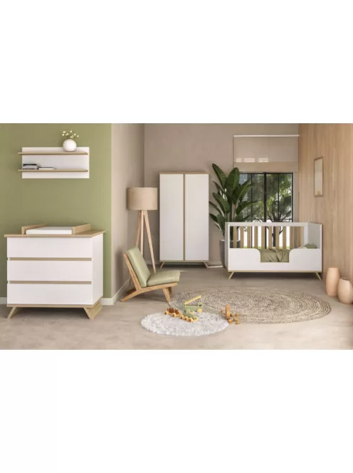 Faktum Sienna White Komód + toldalék (2 doboz) - fehér