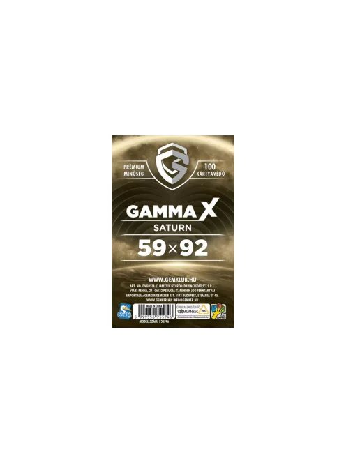 Gamma X - Saturn kártyavédő (59x92 mm)