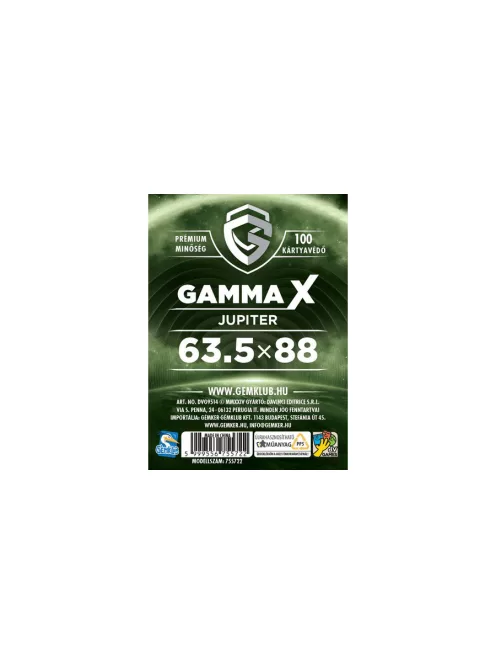 Gamma X - Jupiter kártyavédő (63,5x88 mm)