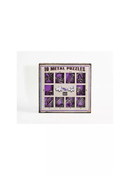 Eureka  - 10 Metal Puzzle Set - lila *-***