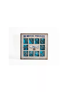 Eureka  - 10 Metal Puzzle Set - kék *-***