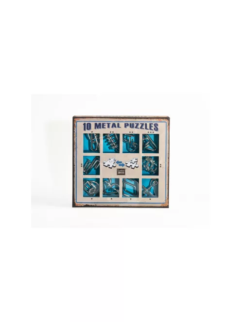 Eureka  - 10 Metal Puzzle Set - kék *-***
