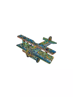Eureka - Fa puzzle – Kétfedelü repülőgép (FSC-wood)