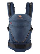 Manduca XT babahordozó biopamut Denimblue-Toffee